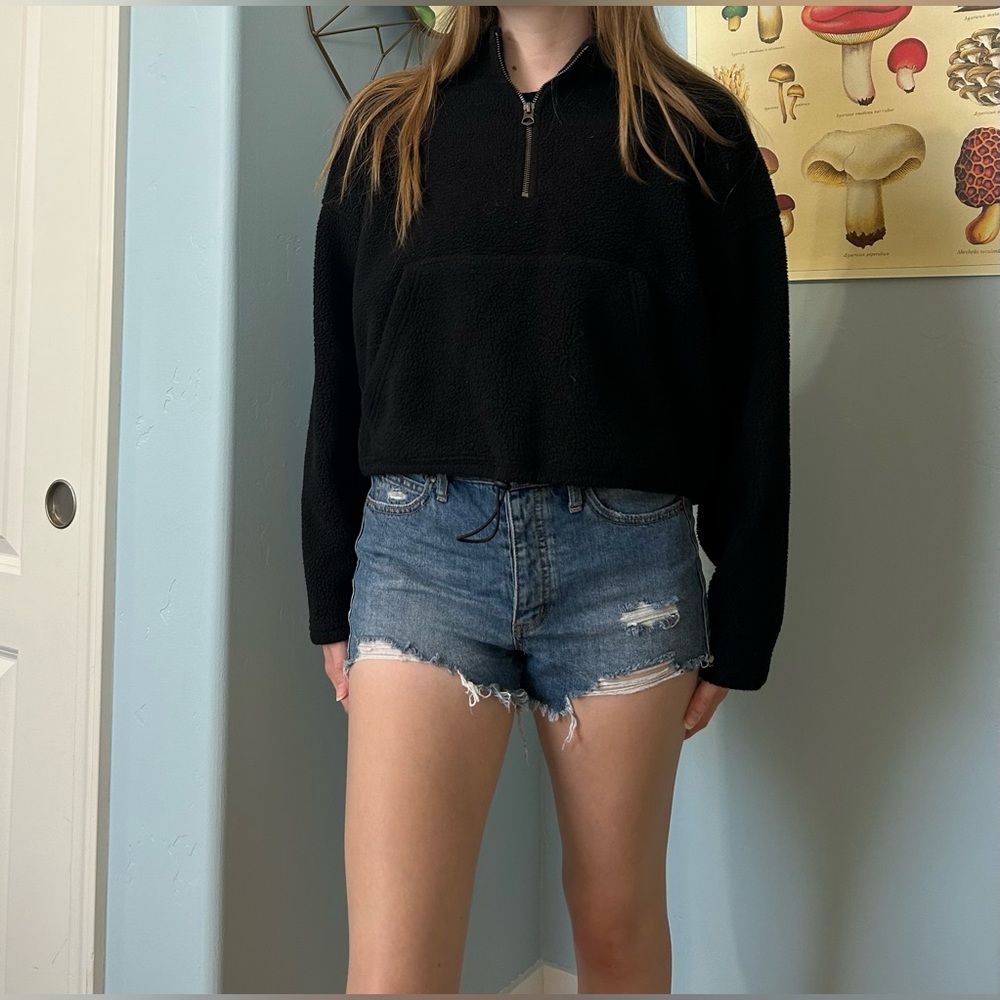 American Eagle Sherpa Quarter Zip